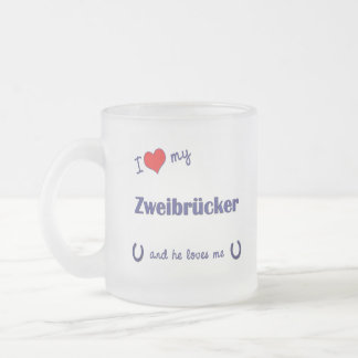 Tasse Givré J'aime mon Zweibrucker (le cheval masculin)