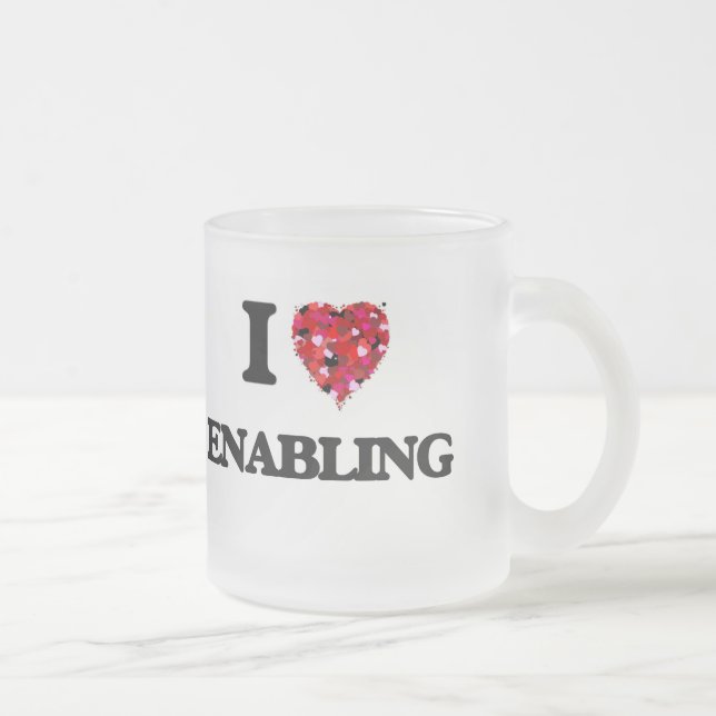 Tasse Givré J'aime PERMETTRE (Droit)