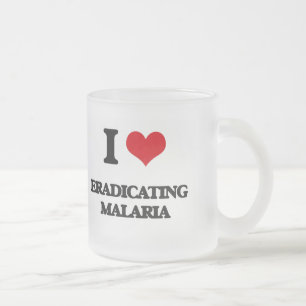 Tasse Givré J'aime supprimer la malaria