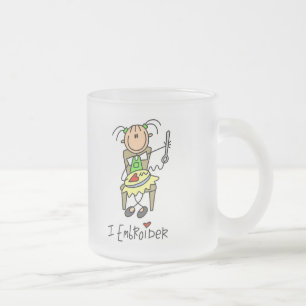Tasse Givré Je brode des tshirts et des Cadeaux