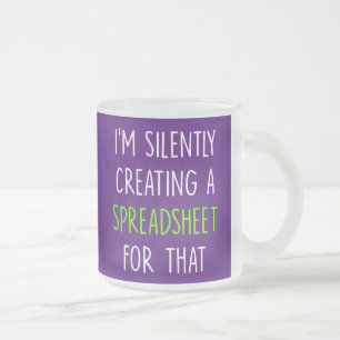 Tasse Givré Je Crée Silencieusement Un Tableau Pour Cela - drô