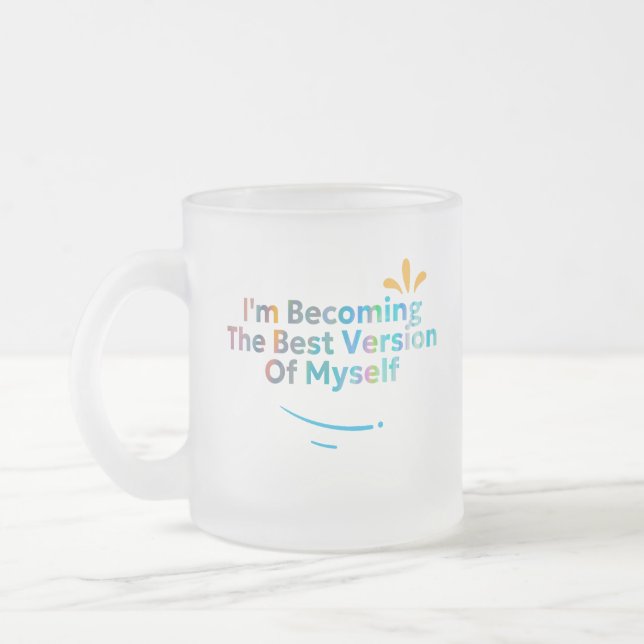 Tasse Givré Je deviens la meilleure version de moi (Gauche)