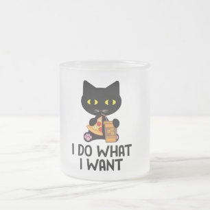 Tasse Givré je fais ce que je veux   design amateur de chats