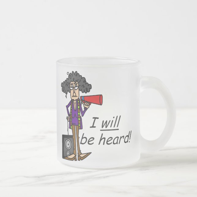 Tasse Givré JE serai entendu (Droit)