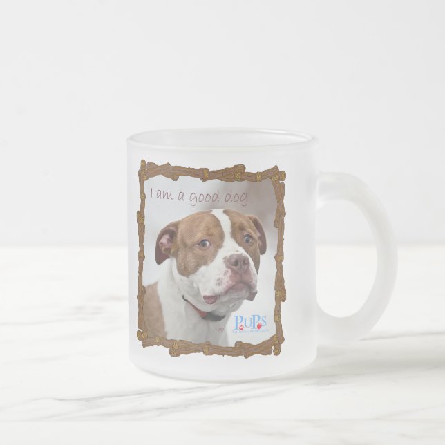 Tasse Givré Je suis un bon chien (Droit)