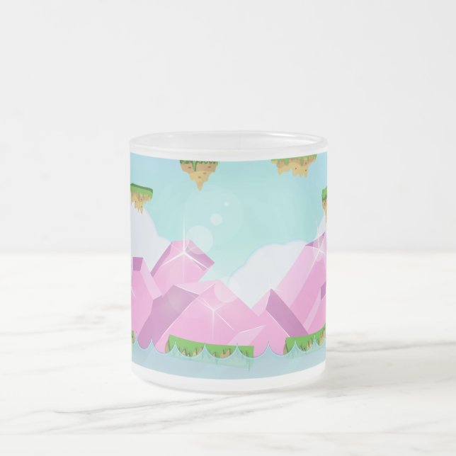 Tasse Givré Jeu de plate-forme rétro (Centre)