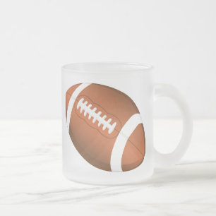Tasse Givré Jeu d'équipe de boule de sports du football jouant