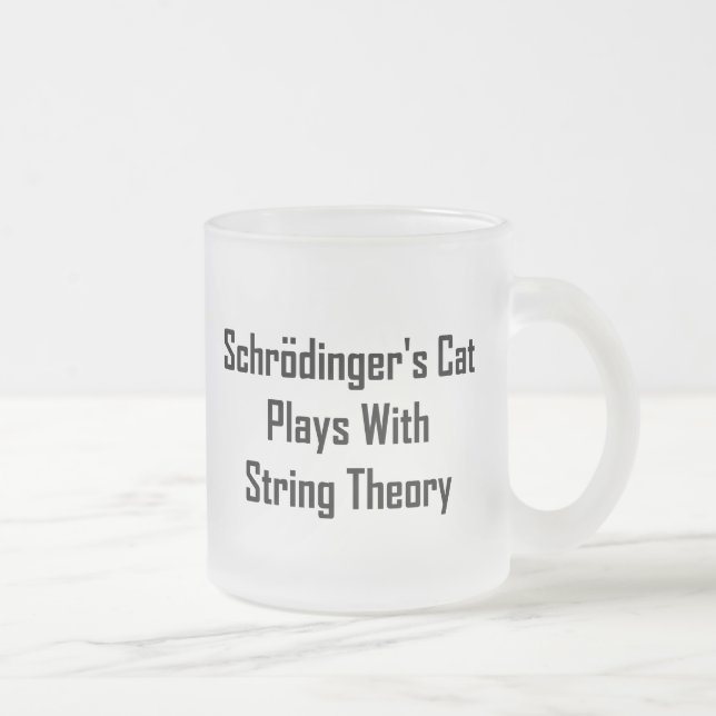 Tasse Givré Jeux du chat de Schrodinger avec la théorie de (Droit)