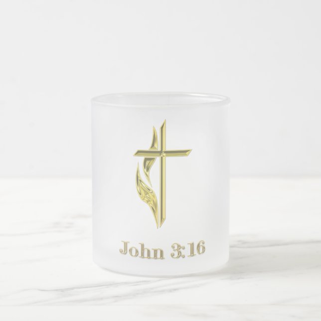 Tasse Givré John 3:16 t-shirts et plus (Centre)