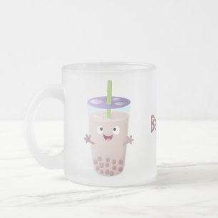 Tasse Givré Joli personnage de dessin animé boba thé bulle