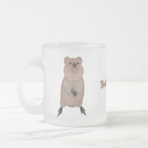 Tasse Givré Joli sourire mignon dessin animé quokka