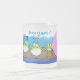 Tasse Givré Jolie grenouilles drôles bubblegum dessin animé il