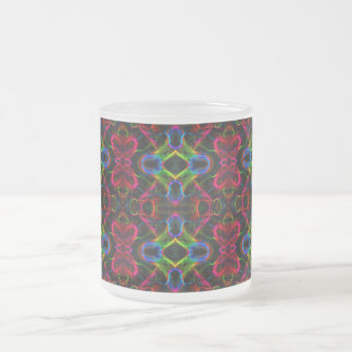 Tasse Givré Jolies lignes abstraites colorées