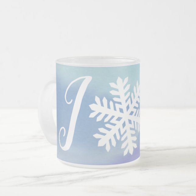 Tasse Givré Joy Snowflake (Devant gauche)