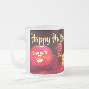 Tasse Givré Joyeuses bougies d'Halloween