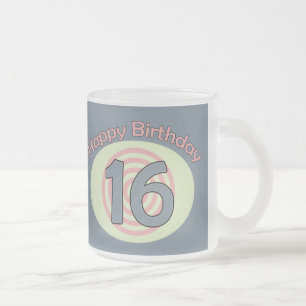 Tasse Givré Joyeux anniversaire 16