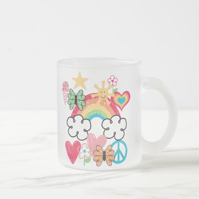 Tasse Givré Joyeux Doodles (Droit)