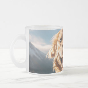 Tasse Givré Joyeux Golden Retriever en cours