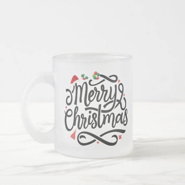 Tasse Givré Joyeux Noël-61039 (Gauche)