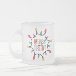 Tasse Givré Joyeux Noël lumineux