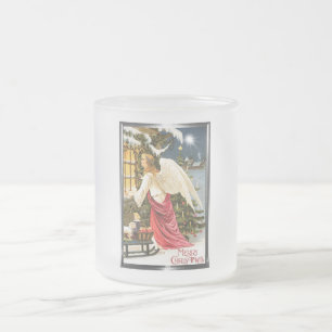 Tasse Givré Joyeux Noël Vintage Noël Angel Design