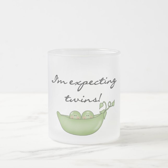 Tasse Givré Jumeaux attendus - Pois dans un pod (Centre)