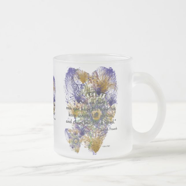 Tasse Givré Juste pour des tantes (Droit)