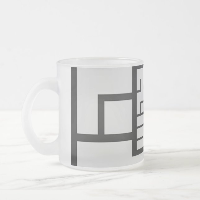 Tasse Givré Kanji unique "祭" (Gauche)