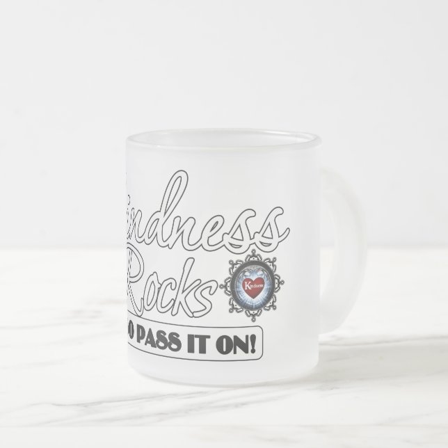 Tasse Givré Kindness Rocks (Devant droit)