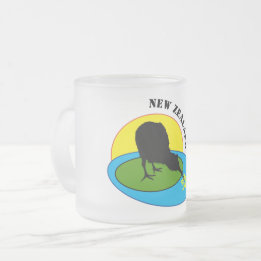 Tasse Givré Kiwi Bird & Nouvelle-Zélande