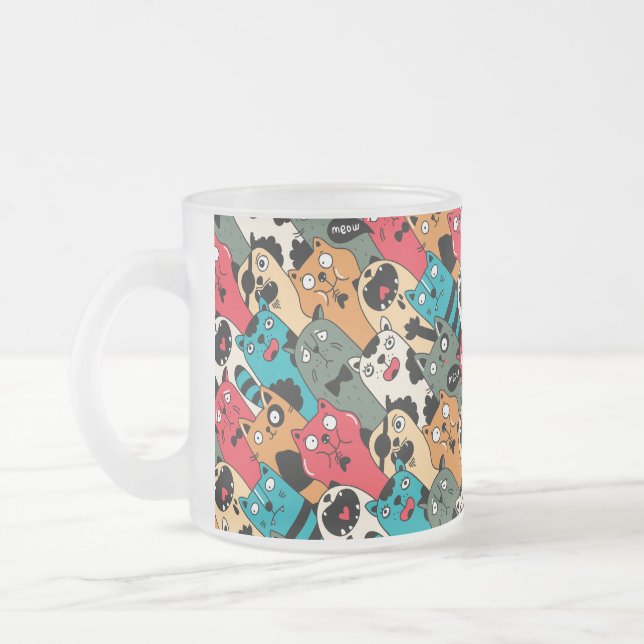 Tasse Givré La foule des chats (Gauche)