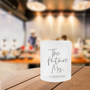 Tasse Givré La future Mme et Votre Nom   Cadeau de beauté mode