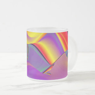 Tasse Givré La magie des couleurs, Rainbowart 3D Abstrait