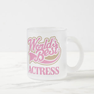 Tasse Givré La meilleure actrice des mondes roses mignons