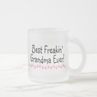 Tasse Givré La meilleure grand-maman de Freakin jamais