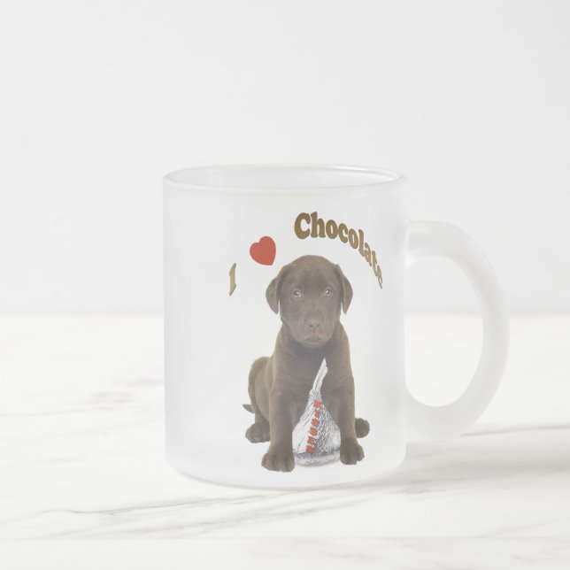 Tasse Givré Laboratoire de chocolat - baisers de chocolat (Droit)