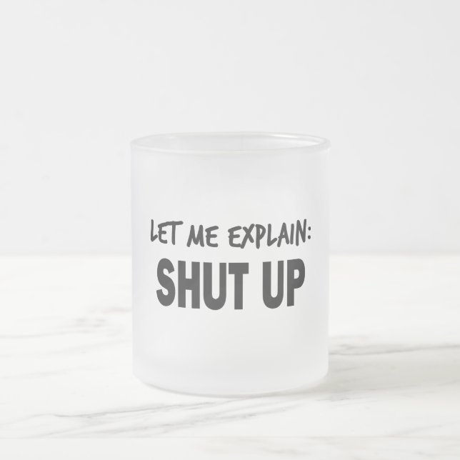 Tasse Givré Laissez-Moi Expliquer (Centre)