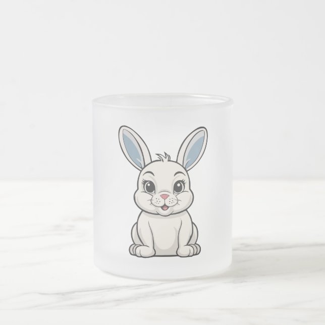 Tasse Givré Lapin Blanc (Centre)