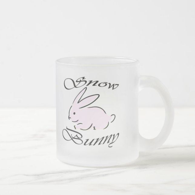 Tasse Givré Lapin de neige, la Reine de BigBlackCock de (Droit)
