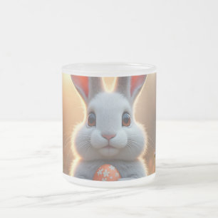 Tasse Givré Lapin de Pâques joyeux dans la magie du printemps