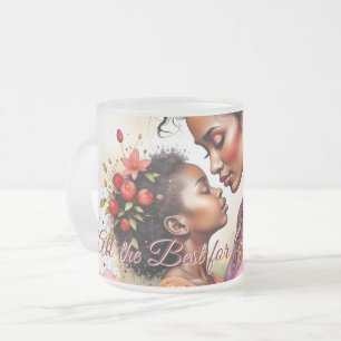 Tasse Givré L'art de l'amour de la fête des mères dans le styl