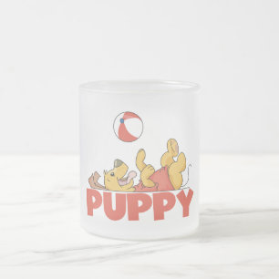 Tasse Givré Le chiot joue des T-shirts et des cadeaux