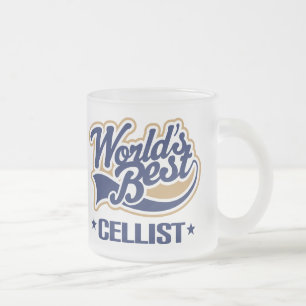 Tasse Givré Le meilleur cadeau de musique du violoncelliste du