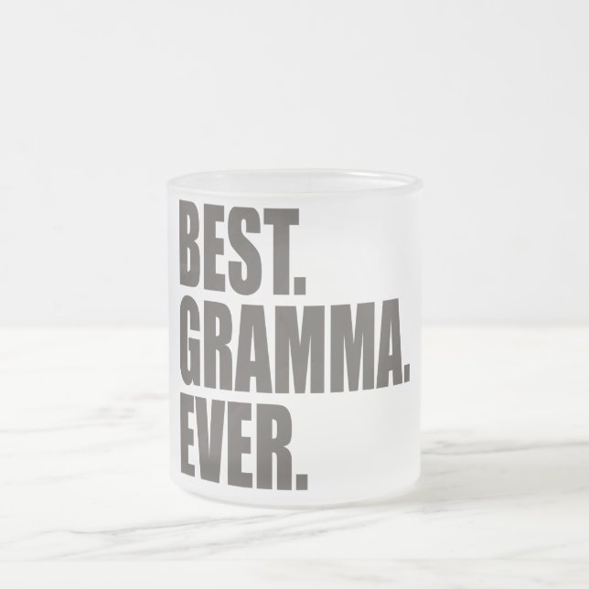 Tasse Givré Le meilleur. Gramma. Jamais (Centre)