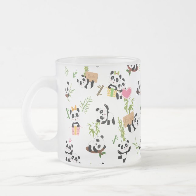 Tasse Givré Le Motif de Panda (Gauche)