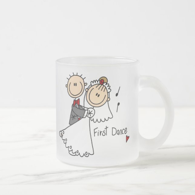 Tasse Givré Le nouveaux mari et épouse dansent d'abord la (Droit)