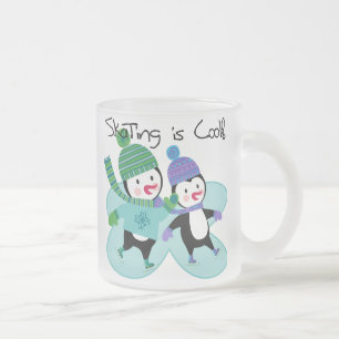 Tasse Givré Le patinage de pingouins est frais