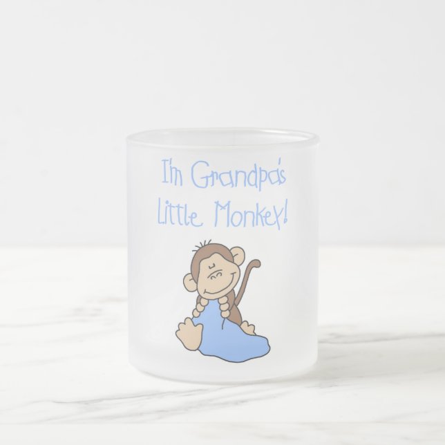 Tasse Givré Le petit singe du grand-papa - T-shirts et cadeaux (Centre)