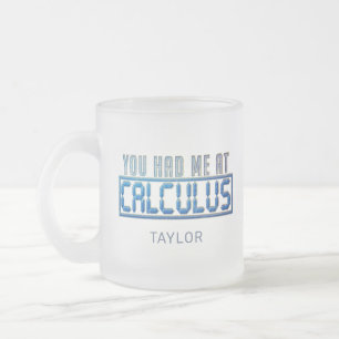 Tasse Givré Le Sac Nerd De Maths Que Vous M'Avez Eu Au Calcul