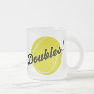 Tasse Givré Le tennis double le cadeau